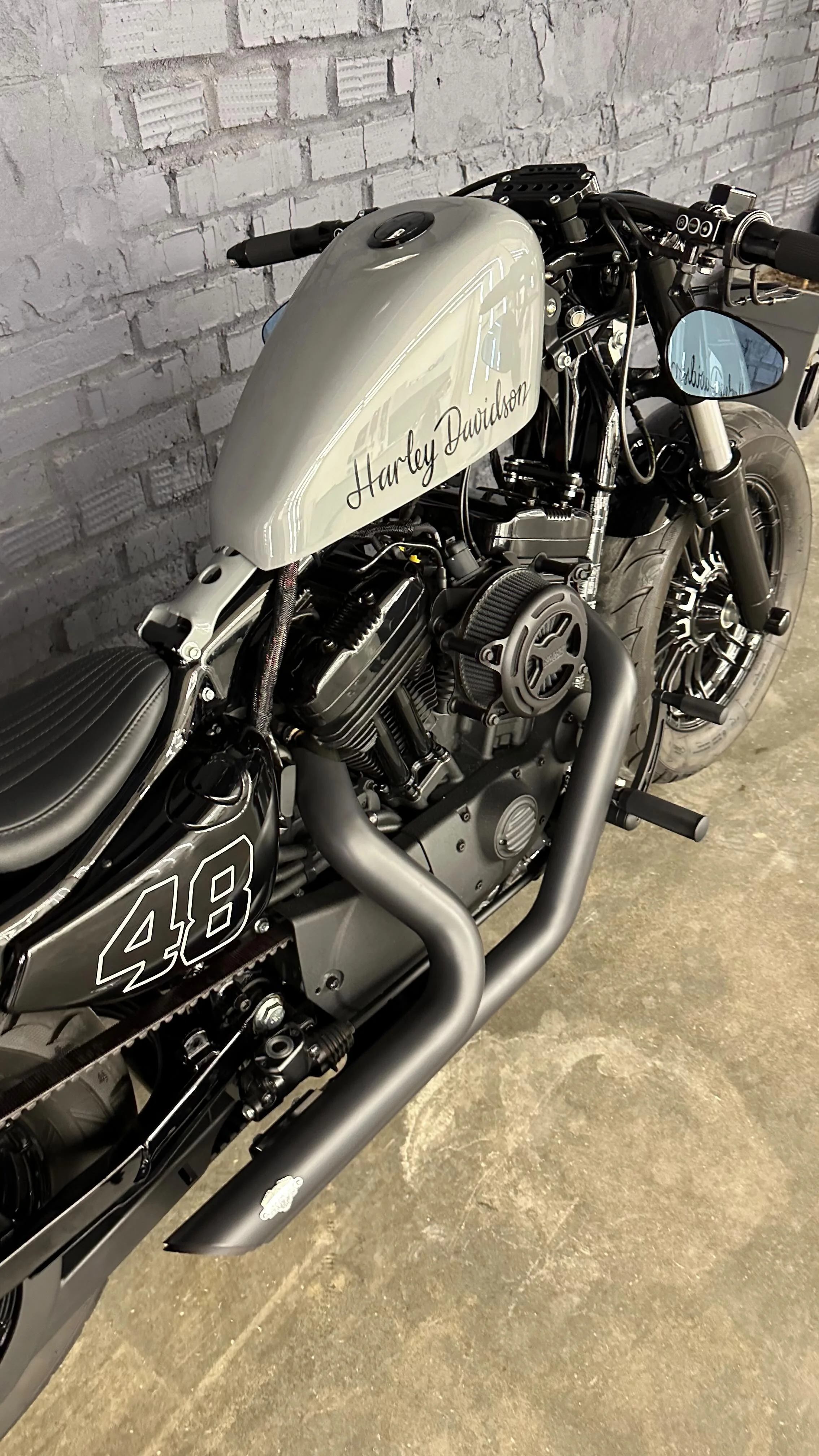 Кастом Harley-Davidson Forty-Eight 1200 2023 — Custom, мастерская Custom Bike